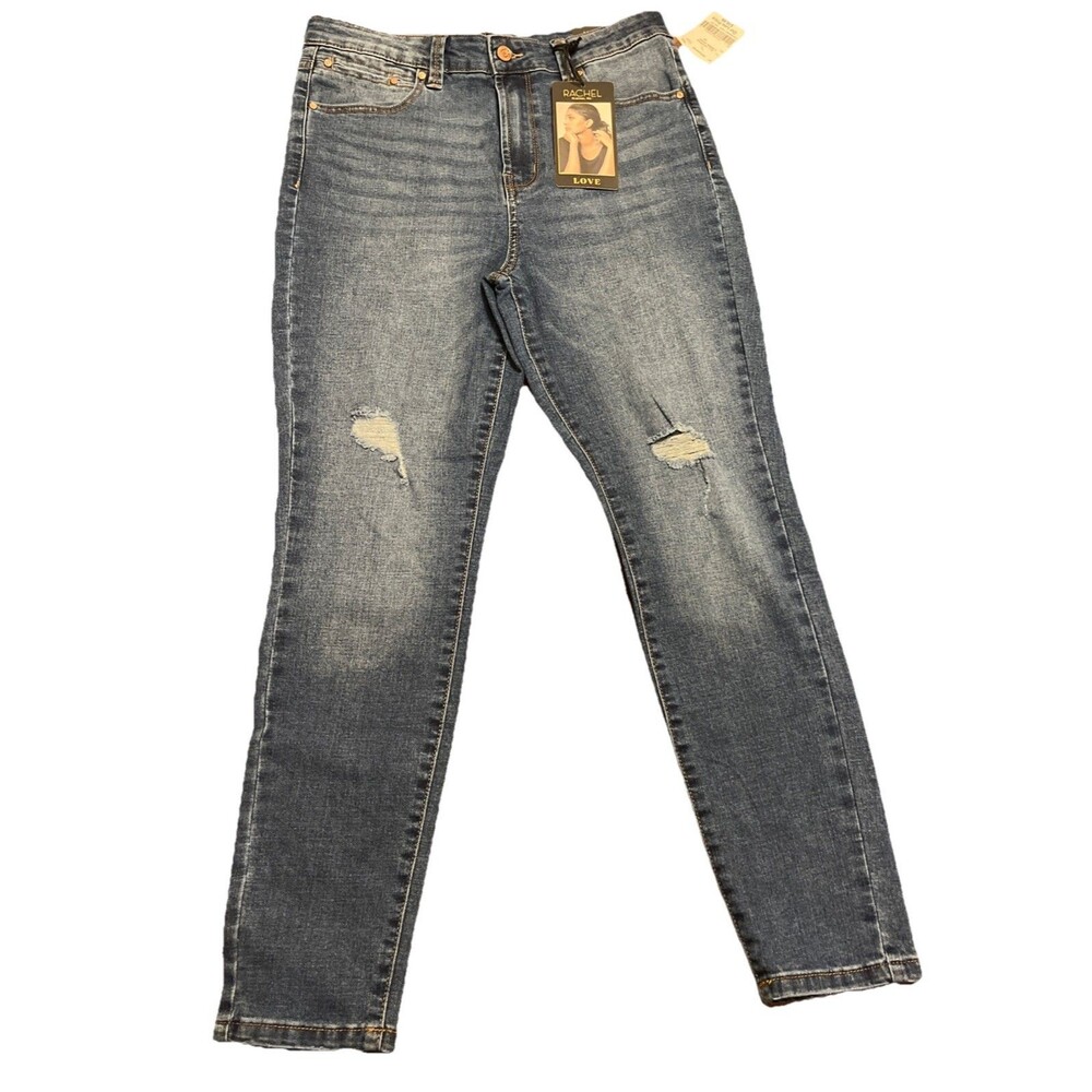 NWT Rachel Roy Jeans Women’s Size 10/30 Denim Ankle Skinny Medium Wash High Rise